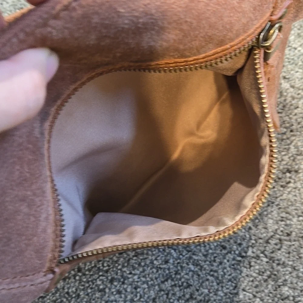 The Sak Women Suede Shoulder Hobo Boho Bag Purse